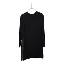 Gucci Women's Black Silk Pullover Dress Size 42 Used Italy Fashion 2024