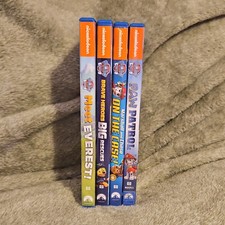 Paw Patrol Nickelodeon DVD Set Meet Everest Brave Heroes Marshall Chase set of 4