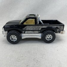 Vintage Nylint Toyota 4x4 Pressed Steel Pickup Truck Black 11.5" USA Made