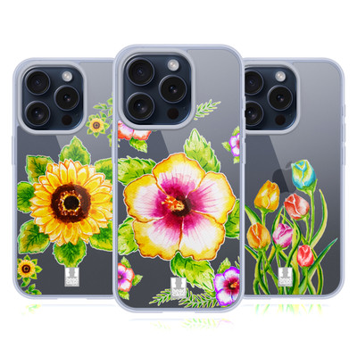 HEAD CASE DESIGNS AQUARELL BLUMIGE SOFT GEL HANDYHÜLLE FÜR APPLE iPHONE HANDYS