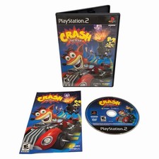 Crash: Tag Team Racing (Sony PlayStation 2, 2005) Complete w/ Manual Tested