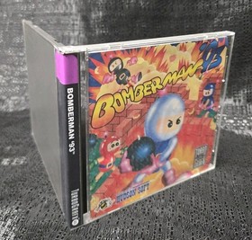 Bomberman '93 1993 TurboGrafx-16 *Custom spine CD label* 💣 ⛑️ 