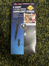 12 x Titan Pro 7.5 in Dual Purpose Lawn Decoration/Light Stakes Christmas