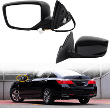 Driver Left Side Mirror Compatible with 2013-2017 Honda Accord with Power Glass