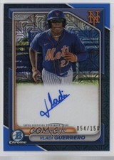 2024 Bowman Chrome Blue Refractor 54/150 Vladi Guerrero #BMA-VG Auto 0rd2