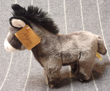 Miyoni Tots Aurora - Gray 11" Donkey Foal - Adorable Stuffed Animal - NWT