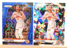 Tyasha Harris lot SILVER CRACKED & BLUE VELOCITY PRIZMS Dallas Wings Sun WNBA