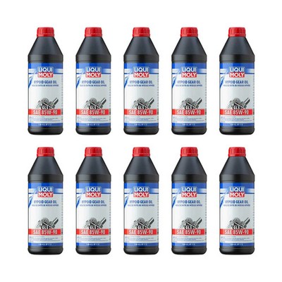 Set of 10 Hypoid Gear Oil GL5 SAE 85W 90 Liqui Moly 20010