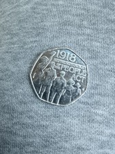 2018 UK 50p Coin Representation of The People Act 1918 Centenary Fifty Pence