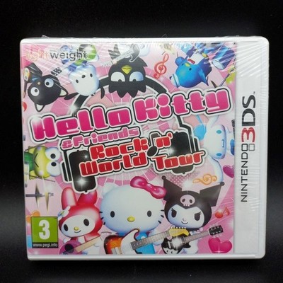 Hello Kitty&Friends Rock n' World Tour Nintendo 3DS FR NewSealed RISING STAR SAN