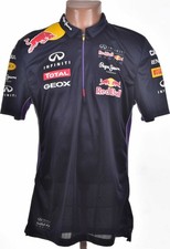 FORMULA 1 RED BULL RACING 2014 POLO SHIRT SIZE M ADULT VETTEL RICCHIARDO ERA