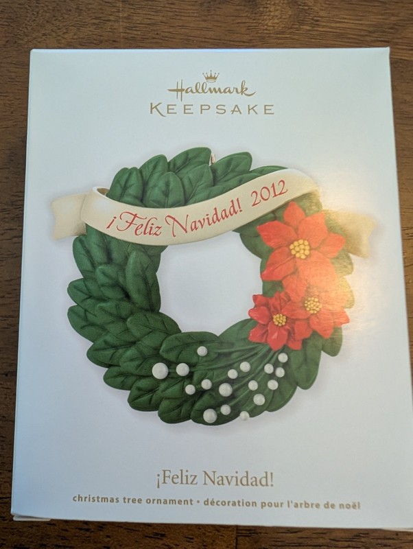 2012 Hallmark Keepsake Feliz Navidad ornament