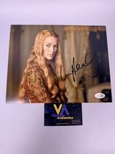 Lena Headey Signed Cersei Lannister Game Of Thrones 8x10 Photo w/ JSA WITNESS