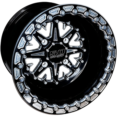 50 Caliber Racing 502 15x10 Beadlock Wheel 4x156 Polaris RZR