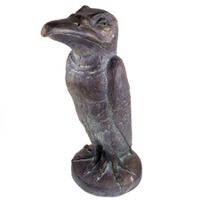 Grotesque Wally Bird Martin Ware Bronze Patina Finish Brighthelm Stone h45cm