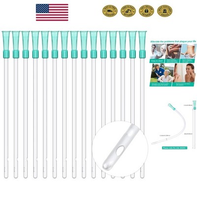 Quality 50PCS PVC Enema Tubings with Smooth Insertion for Safe Cleansing