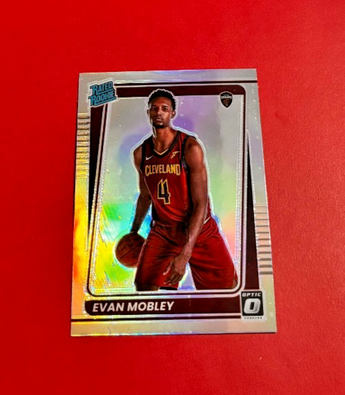 *HOT* 2021-22 Donruss Optic EVAN MOBLEY DPOY #175 *Rated Rookie* SILVER HOLO RC