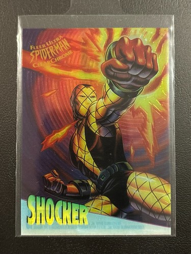 Shocker [Clear Chrome] #8 Marvel 1995 Ultra Spider-Man card