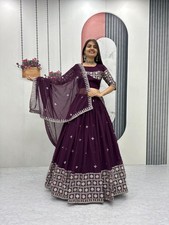 Heavy Bridal Pakistani Ethnic Wedding Lengha Indian Party Designer Lehenga Choli