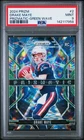 2024 Panini Prizm Prizmatic #2 Drake Maye Prizmatic-Green Wave PSA 9