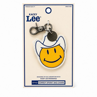 #ad Kacey Musgraves Lee Walmart Women#x27;s Cowboy Sparky Smiley Bag Keychain Charm $39.99