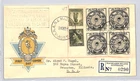AUSTRALIA ANTARCTIC 1954 FDC Reg *MACQUARIE ISLAND* BLOCK First Day Cover ZK182