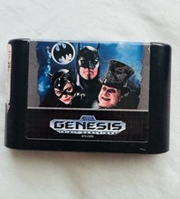 1992 Batman Returns Sega Genesis Video Game Cartridge - Vintage Retro