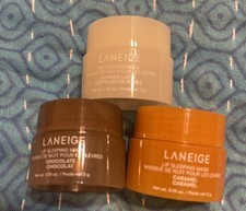 Laneige Lip Sleeping Mask in Carame, Chocolate & Eggnog l Mini Travel Size 3g
