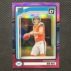 2024 Panini Donruss - Rated Rookie Bo Nix #369 Optic Preview Pink Prizm (RC)