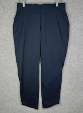 Columbia Women's Anytime Outdoor Pants Nylon Omni-Shade UPF 50 Black L 30x25