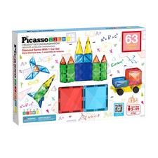 Selecta Picassotiles Diamond Series – magnetyczne płytki konstrukcyjne – 63