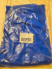 Landau 7731 Unisex Royal Scrub Pants S Tapered Leg Elastic Waist Knit