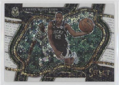 2022 Panini Select Courtside White Disco Prizm 41/75 Khris Middleton #228 16p1