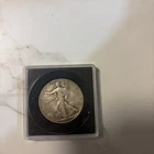 1945 50C Walking Liberty Half Dollar coin silver