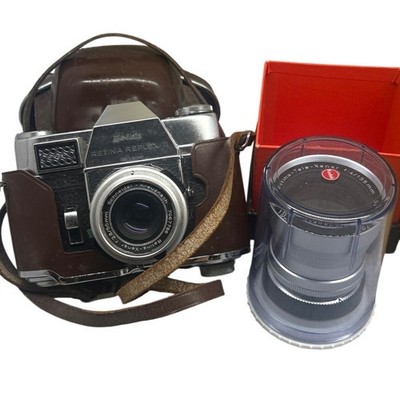 Kodak Retina Reflex III 35mm SLR Camera Schneider 50mm f2.8 & 135mm f4 Lens Case