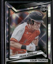 2022 Panini Elite Extra Edition #95 Colby Thomas Prime Numbers B #/60