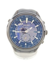 SEIKO Solar Watch Analog Rubber BLK BLK 7x52 0ab0 From Japan
