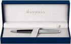 Waterman Hemisphere  Deluxe Glossy Black & Chrome  Ballpoint Pen New In Box
