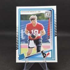 2025 Panini Donruss - Rated Rookie Graham Mertz #347 (RC) Houston Texans 