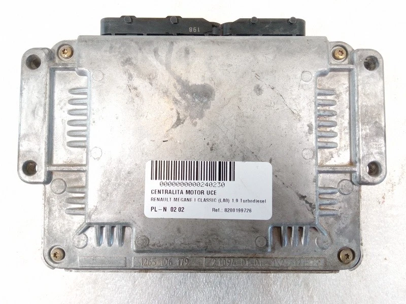 8200199726 centralina motore RENAULT MEGANE I CLASSIC LA0 1997 240230 - Immagine 4 di 4