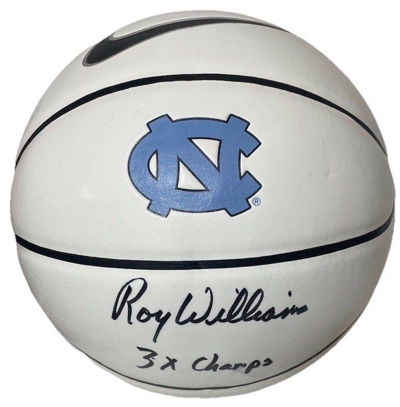 Roy Williams Autographed Signed North Carolina Tar Heels NIKE LOGO BASKETBALL UNC JSA ! 