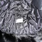 Trapper Hat Polyester Lime Green with Black Faux Fur-  Lined with Ties — photo 3