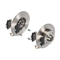 Brembo Bremsscheiben Ø226 + BremsbelÄGe Hinten FÜR Vw Golf 3 1E7 1H5 Golf 4 1E7