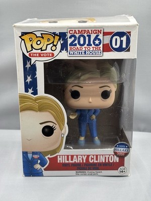 FUNKO POP VINYL THE VOTE SERIES HILLARY CLINTON 01 2016 KAMPAGNENWAHL. 3342