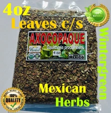 Axocopaque hierba/te,Wintergreen herbs,Gaultheria procumbens, wintergreen 4oz !!