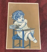 Victorian Era Advertising Trade Card For Wheeler & Wilson Sewing Machine Com.