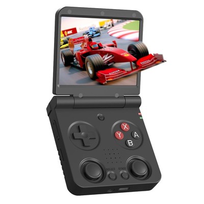 Miyoo Miyoo Flip V2 Retro Handheld Gaming Console with Metal Hinge, 3.5'' 640...