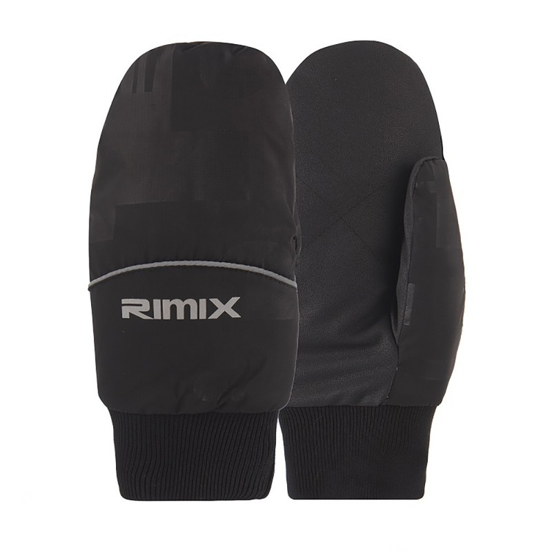 Winter Black Warm Gloves Thermal Windproof Waterproof Mittens Gloves for Mens US