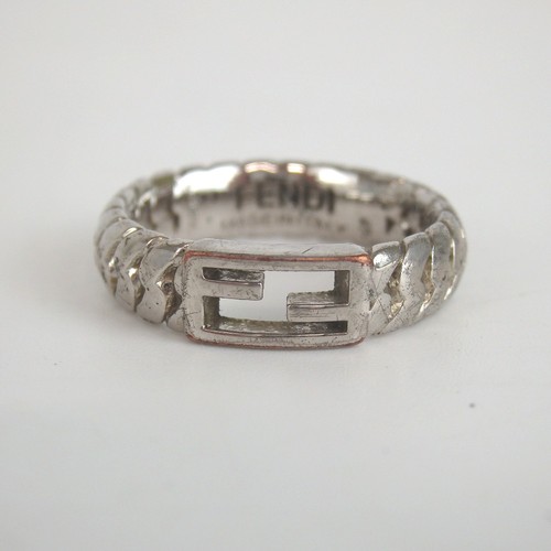 Fendi ring metal used
