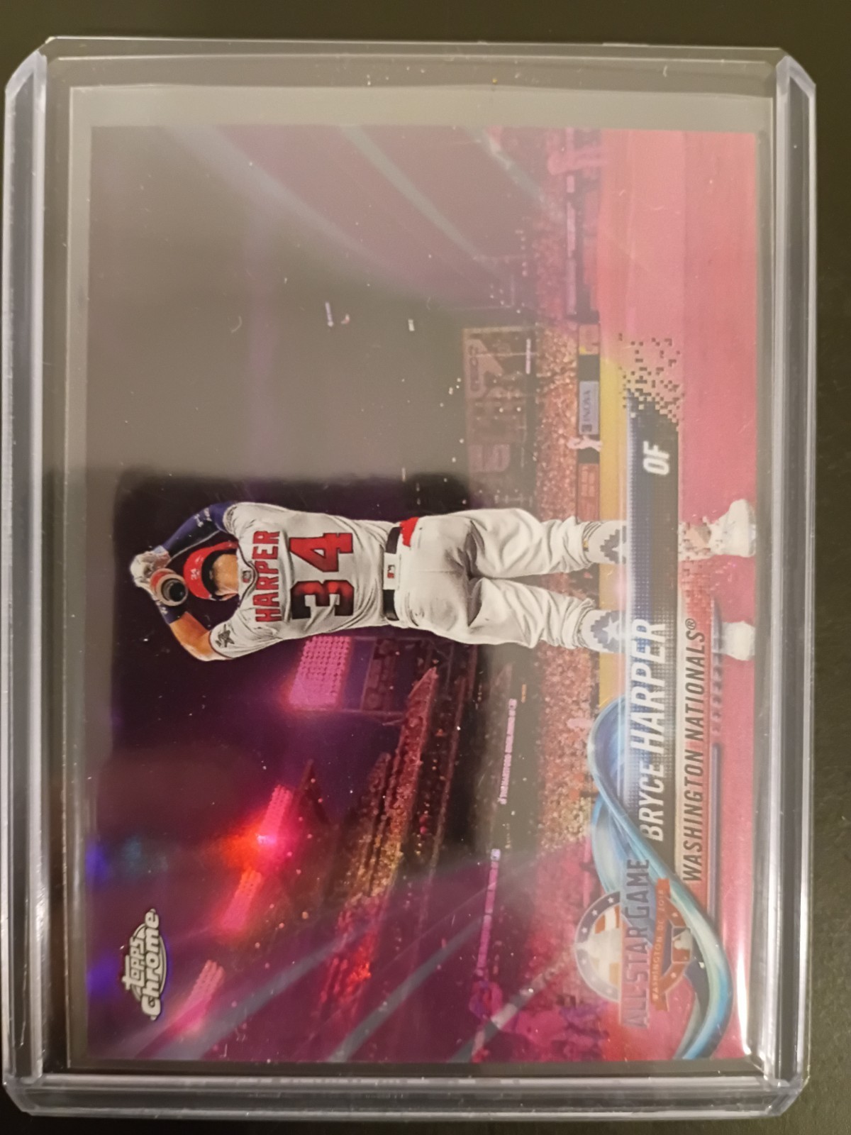 2018 Topps Chrome Update - All-Star Bryce Harper #HMT73 Pink Refractor